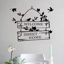 Find More Wall Stickers Information About Home Decoration Wall Stickers Welcome Home Living Ro Wall Stickers Welcome Sticker Wall Art Wall Stickers Living Room