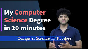It hiring managers care more about your educational credentials than anything else. My Computer Science Degree From Iit In 20 Minutes Youtube