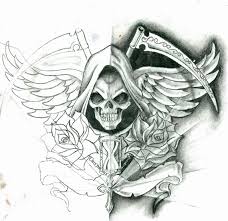 Dibujos de la muerte para dibujar. Imagenes Para Dibujar A Lapiz De La Santa Muerte Novocom Top