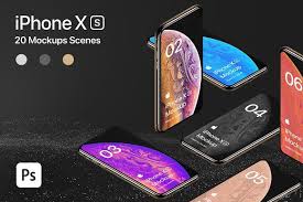 Phone Xs 20 Mockups Scenes 5k Psd Iphone Scenes Mockup