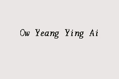 Toh theam hock & co, טאיפינג. Ow Yeang Ying Ai Advocate And Solicitor In Taiping