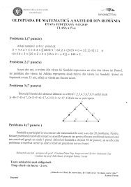 Subiecte olimpiada matematica clasa 5 etapa judeteana. Ogeometrie Olimpiada De Matematica A Satelor Din Romania Etapa Judeteana Talmaciu 09 03 2019