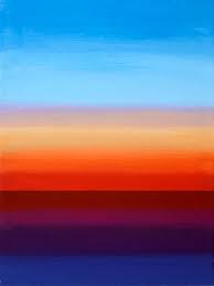 Blue Sunset Painting By Derek Harris Blue Sunset Sunset Sunset Art