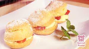 Cream puff sering dimasak dan dihidangkan sebagai pencuci mulut terutamanya selepas main dish. Resepi Cream Puff Puding Seminit Resepi Youtube