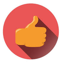 Thumbs Up Circle Icon Ad Ad Ad Icon Circle Thumbs Icon Background Design Circle
