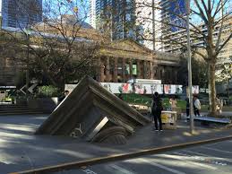 melbourne resembles a sinking library