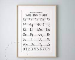 How to do alphabet 8s. Alphabet Writing Etsy