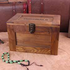 It includes two storage trunks with wheels and they have got a black finish. Hot Zakka Grocery Wood Wooden Lockable Storage Box Large Wooden Storage Secret Documents Cosmetics Factory Sales Factory Hanger Factory Checkcosmetic Makeup Aliexpress