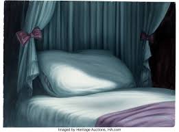 Peter Pan Wendy S Bed Production Background Walt Disney 1953 Lot 98650 Heritage Auctions