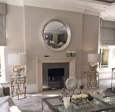 Mirror over fireplace a mantel yellow sun flower mirror decorative our gorgeous mirror: 20 Round Mirror Over Fireplace Ideas You Can Try At Your Home Mirror Over Fireplace Mirror Above Fireplace Fireplace Mirror