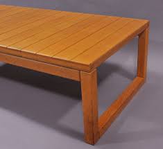 All tiles in place no cracks or breaks few mark's that showed be ok to get removed. Vintage Oak Coffee Table Modulolab