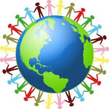 Vector Clip Art Online Royalty Free Public Domain People Holding Hands Earth Day Activities Earth Day Song