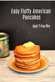 Easy Fluffy American Pancakes Recipe American Pancakes Food Processor Recipes Recipes