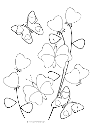 Kids love to color hearts and roses, but these are elegant enough for adults to love as well. Printable Coloring Pages Hearts And Flowers Novocom Top
