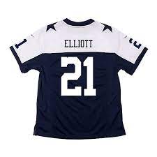 Dallas Cowboys Youth Ezekiel Elliott 21 Nike Game Replica Throwback Jersey Dallas Cowboys Pro Shop Dallas Cowboys Jersey