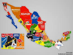Ubicar en dónde estamos y cómo llegar a otro lugar. Este Mapa Muestra Donde Nacieron 32 De Las Marcas Mas Populares De Mexico Verne Mexico El Pais