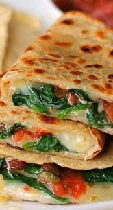 Spicy Spinach Quesadilla Recipe A Quick Vegetarian Dinner The Weary Chef Mexican Food Recipes Spinach Quesadilla I Love Food