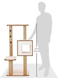 Amazon Com Vesper Cat Furniture Walnut V High Base Pet Supplies Vesper Cat Furniture Cat Furniture Cat Tree Condo