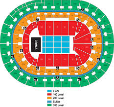 moda center seating map map 2018