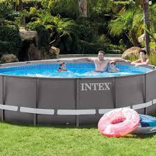 Intex 14 X 42 Ultra Frame Above Ground Swimming Pool With Filter Pump Walmart Com In 2020 Above Ground Swimming Pools Pool Swimming Pools