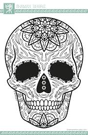 Azcoloring.com | download our amazing collection of sugar skull colouring page to use your creativity in the most fun way for both kids and adults. Pin On Czaszki