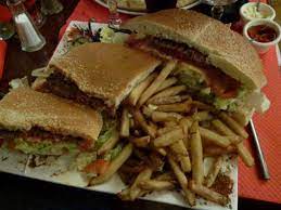 At this bar, you will be served french cuisine. Burgers Xxl Avec Frite Picture Of Le Grand Cafe Ax Les Thermes Tripadvisor