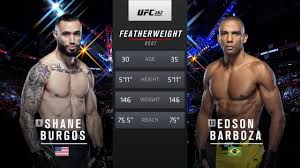 After a few years of mixed success, barboza made his way up to new jersey to train. T V Free Ufc Free Live Crackstreams Strating Match Ufc Fight Night Barboza Vs Chikadze Graphic Arts Media