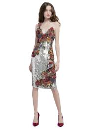 Francie Sequin Fitted Cocktail Dress By Alice Olivia Sequin Cocktail Dress Evening Dresses Short Sequin Fitted Dress