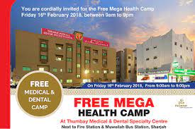 Our patients have been visiting our dental center from the seven emirates: Thumbay Medical Dental Specialty Centre To Conduct Free Mega Health Camp In Sharjah On February 16 Thumbay Hospital