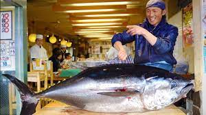 Giant Tuna Cutting Show - Amazing Cutting Skill - Japanese Street Food -  Sushi - YouTube