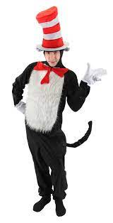 Dr Seuss Cat In The Hat Adult Deluxe Costume Large X Large In 2019 Adult Costumes New Halloween Costumes Halloween Costumes For Kids