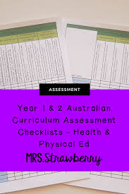 These Editable Australian Curriculum Assessment Checklists For Year 1 And Year 2 Health And Physical Educ In 2020 Australian Curriculum Assessment Checklist Curriculum