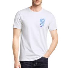 amazon com men crew t shirt fineser mens solid dragon