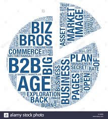 Word Cloud Of Business Terms Are Creating Pie Chart Shape On