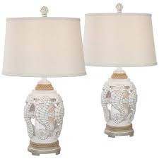 Choose the function, size and style that fits your needs. Isla Antique White Coastal Night Light Table Lamps Set Of 2 62v86 Lamps Plus