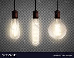 Edison Light Bulb Royalty Free Vector Image Vectorstock
