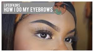 This line separates your brow from your unibrow,. I Do My Eyebrows With Eyeshadow Eyebrow Tutorial Routine Life Of Kors Youtube