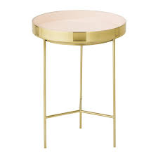 Gold Home Accessories Trays Round Aluminum Tray Table Small Goldhome Accessoriestrays Gold Side Table Tray Table Side Table