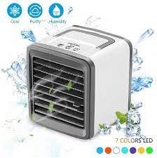 Order) ningbo longwell electric appliances co., ltd. Mini Air Conditioner Room Cooler With Built In Led Night Light Small Portable Ac Air Conditioner A Personal Air Cooler Personal Air Conditioner For Office Desk Air Conditioners Home Kitchen