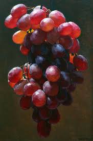 Grapes By Robert Hannaford Grape Painting Fruit Painting Grape Oil