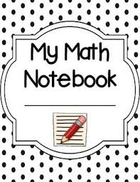 Math Notebook Cover Section Dividers And Rubric For Math Journals Math Notebook Cover Math Notebooks Math Journals
