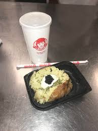 Maybe you would like to learn more about one of these? Wendy S Sour Cream And Chive Baked Potato At Baseline Are Amazing But Add A 1 2 Oz Of Olma Beluga Sturgeon Caviar To Them And They Could Be Served At A Michelin Stared