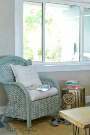 I love wicker painted black or meisel green. How To Paint Wicker Furniture Quickly And Easily H2obungalow