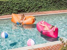 Tahiti tropical floating lounge with cup holder. Coolest Pool Floats To Lounge In