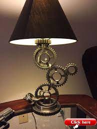 Creative Steampunk Lamp Ideas Industrial Decor Concept Metal Diy Steampunk Lamp Welding Art Metal Welding