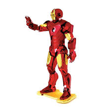 Vintage secret wars iron man figure with shield and inserts 1984 ironman. Fascinations Metal Earth Marvel Iron Man