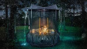 Http Cdn2 Hubspot Net Hubfs 642183 Trampoline Vuly Thunder Rain Resistant Small Jpg T 1461810665859 Backyard Trampoline Backyard Trampoline Tent