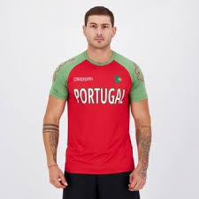 Seleções de portugal, oeiras (oeiras, portugal). Camisa Kappa Portugal Sport Vermelha E Verde Futfanatics