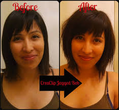 Diy Long Textured Bob Using The Creaclip Textured Bob Diy Haircut Textured Haircut