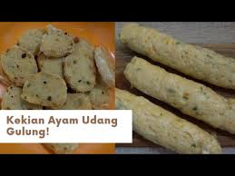 Masukkan gula dan garam aduk sampai berserat dan memutih. Cara Membuat Kekian Ayam Udang Gulung Terenak Youtube